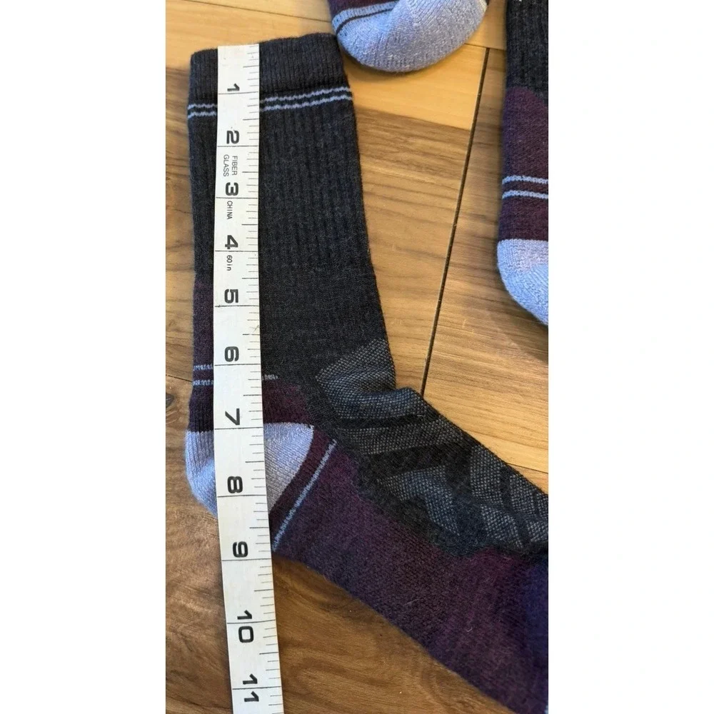 Smartwool Merino Wool Crew Hiking Socks Adult Medium (Estimated) Lot of 2 Pairs